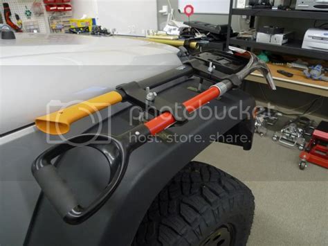 Fender Mounted Axe And Shovel On Jk Your Vote Counts Expedition Portal