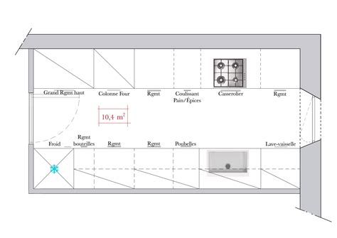 Cuisine Couloir Plan Nos Conseils Pour Une Jolie Cuisine Lineaire