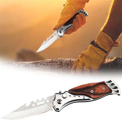 Black and Friday Deals 2024 Clearance 100Fens Folding Knife Stainless ...