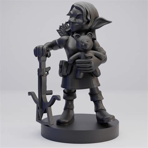 Hot Goblin Goblin Female Rogue With Stuffed Bear