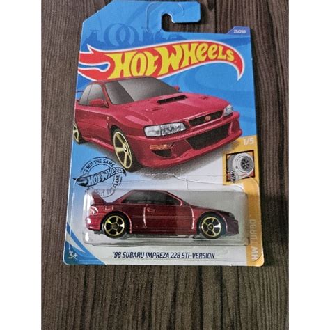 MINIATURA HOT WHEELS SUBARU IMPREZA B STI Shopee Brasil