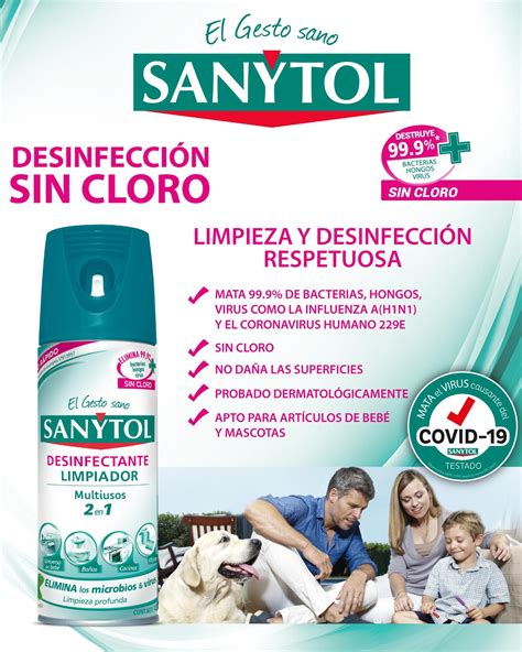 Limpiador Sanytol En Aerosol The Home Depot M Xico