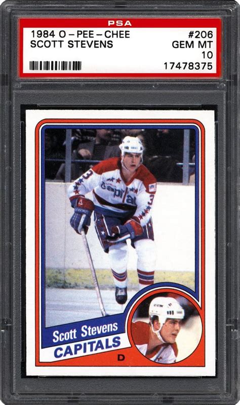 1984 O-Pee-Chee Scott Stevens | PSA CardFacts®