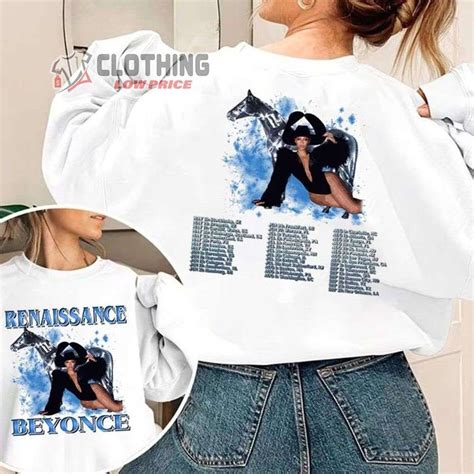 Beyonce Renaissance World Tour Setlist Sweatshirt Renaissance Tour