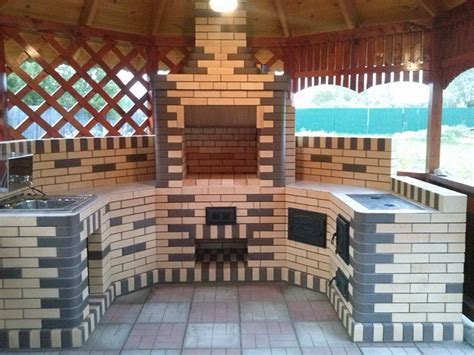 Печи и мангалы из кирпича для беседок: Печной комплекс для беседки ...
