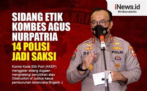 Infografis Sidang Etik Kombes Agus Nurpatria