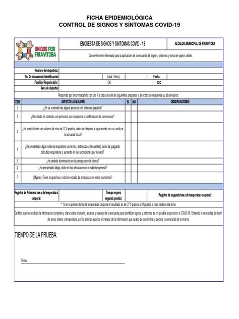 Ficha Epidemiológica Pdf Epidemiología Enfermedades Y Trastornos