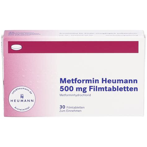 METFORMIN Heumann 500 Mg Filmtabletten 30 St Mit Dem E Rezept Kaufen