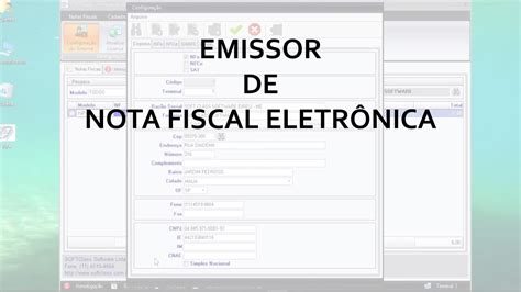 Emissor Nota Fiscal Eletrônica Youtube