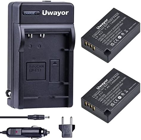 Amazon Uwayor Lp E Battery And Usb Charger Compatible With Canon