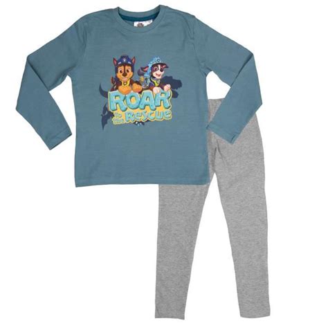 Pyjama Gar Ons Paw Patrol La Pat Patrouille Ensemble Manches Longues