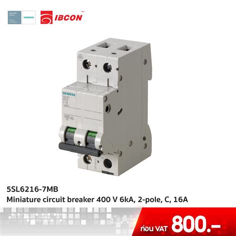 Siemens Miniature Circuit Breaker V Ka Pole A Ibcon