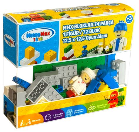 Micromax Toys BLOK 74 PARÇA ASETAT KUTU