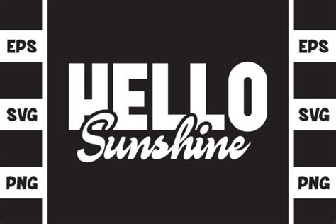 Hello Sunshine Graphic by Illustrately · Creative Fabrica