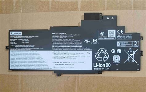 New Genuine Lenovo ThinkPad X1 Nano Gen 2 Gen 3 Battery 49.57WH ...