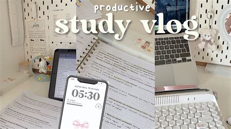 Productive Study Vlog 5 Am Mornings Lots Of Studying FT CASEBANG