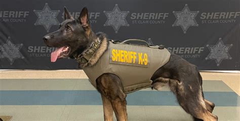 St Clair County Sheriffs K9 Receives Protective Vest Through