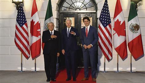 Amlo Biden Y Trudeau Se Reúnen En Ciudad De México Meet In Mexico