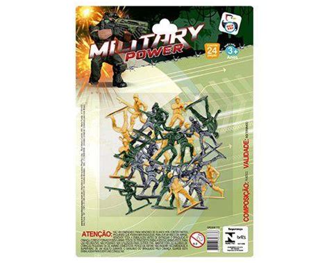 Brinquedo Infantil Boneco Military Power Soldados Pica Pau