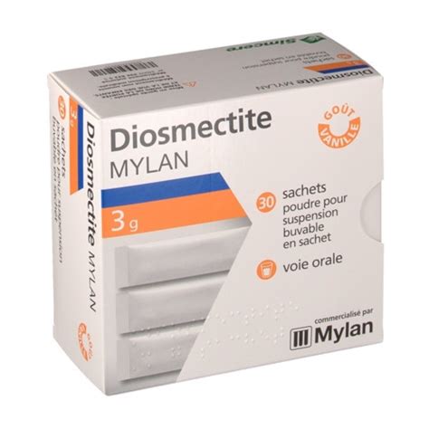 DIOSMECTITE VIATRIS 3 G Poudre Pour Suspension Buvable 60