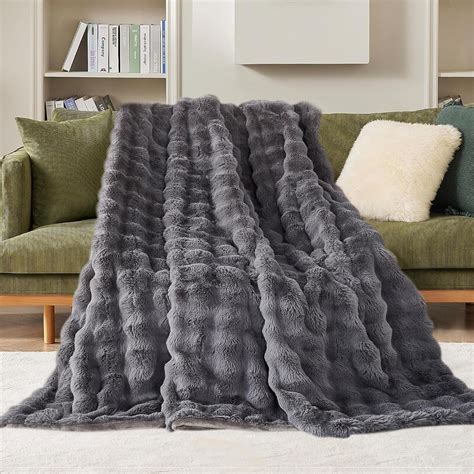 Cjc Super Cozy Plush Fleece Blanket Lightweight Sofa Throw Large Bed