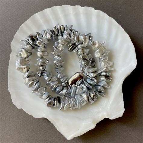 ROYAL SILVER TAHITIAN KESHI NECKLACE – Kojima Pearl