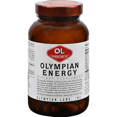 Olympian Labs Olympian Energy - 100 capsules | Shop | Hames Corporation