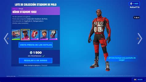 NUEVAS SKINS RALPH LAUREN NUEVA TIENDA FORTNITE HOY 5 6 De NOVIEMBRE