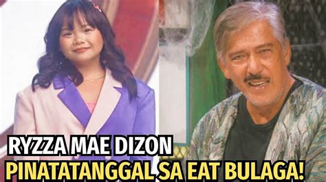 Detalye Sa Pagkakatanggal Ni Ryzza Mae Dizon Sa Eat Bulaga Youtube