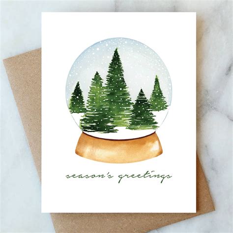 Snow Globe Holiday Card – Gather