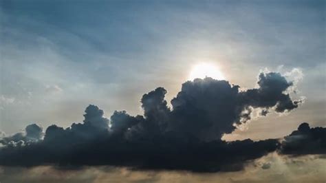 Time Lapse Cumulus Congestus Cloud Towering Stock Footage Video (100% ...