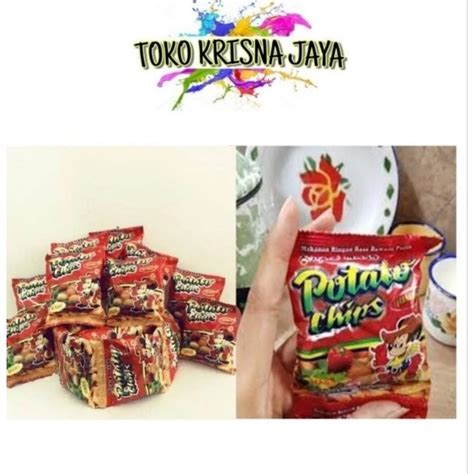 Jual Snack Jadul Potato Chips Renceng Isi Pcs X Gr Shopee