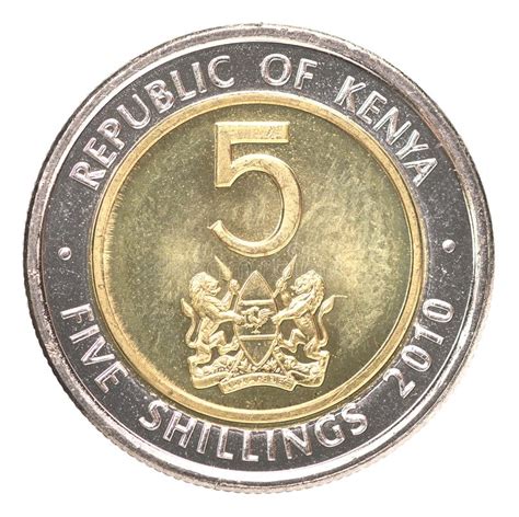 Kenyan Shilling Coin Stock Image Image Of Money Portrait 153697735