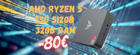 Mini Pc Nipogi Con Ryzen Gb Di Ram E Ssd Da Gb Scontatissimo