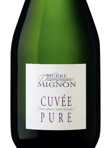 N V Pierre Mignon Cuv E Pure Z Ro Dosage Brut Nature Champagne Vivino Us