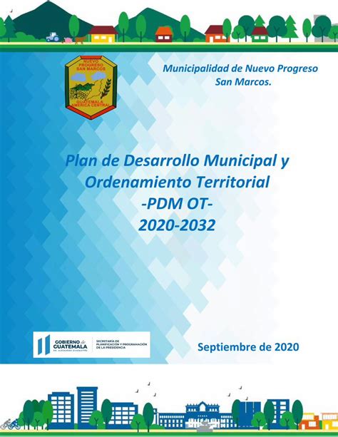 PDF Plan De Desarrollo Municipal Y Ordenamiento Territorial PDM OT