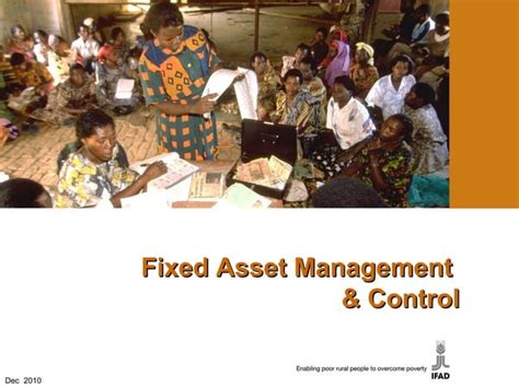 Fixed Assets Management And Control Ppt