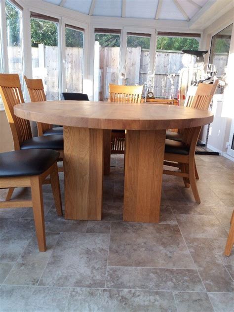 Arighi Bianchi Large oak dining table, 8 chairs and sideboard | in ...