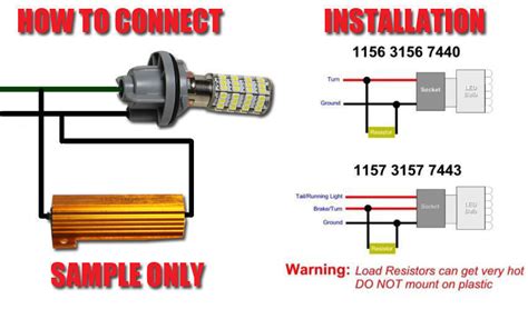 Adding Load Resistors For Led Lights