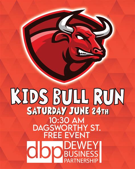 Kids-Bull-Run-2023 - Dewey Business Partnership