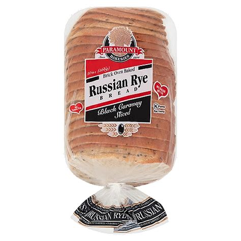 Paramount Bakeries Black Caraway Sliced Russian Rye Bread 20 Oz Shoprite