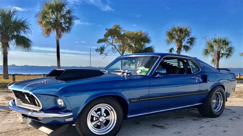 1969 Blue Mustang