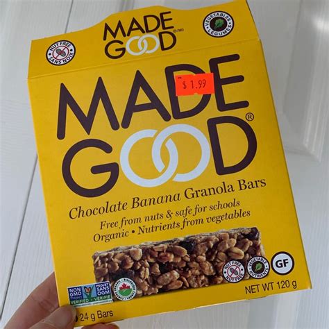 Made Good Chocolate Banana Granola Bars Review Abillion