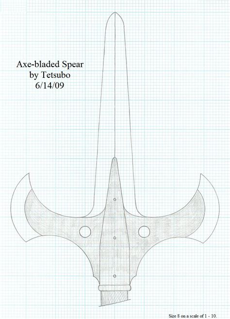 AXe-bladed Spear by Ironstaff on DeviantArt