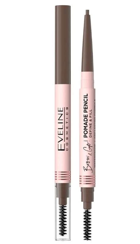 Карандаш-помадка для бровей Eveline Brow & Go! Pomade Pencil - «Рисует ...