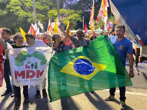 Sintect Sp Participa De Ato Em Defesa Da Democracia E Da Paz No Dia