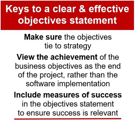 Keys To A Clear And Effective Objectives Statement For Your Rfp Process