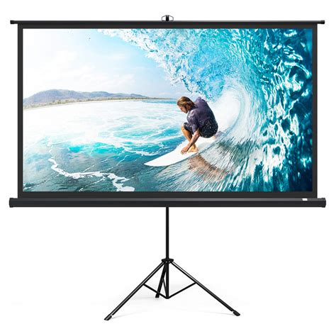 Taotronics Projector Screen With Stand Tt Hp020 Indoor Outdoor Movie