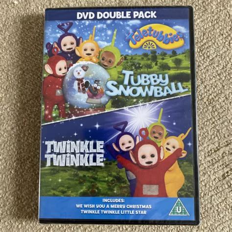 Teletubbies Dvd Double Pack Tubby Snowballtwinkle Twinkle New Freepandp