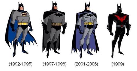 The Evolution Of Batman Batman Cartoon Batman The Animated Series